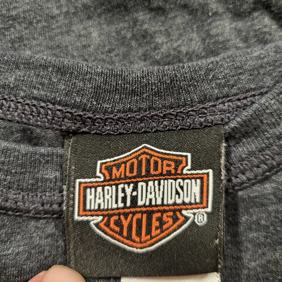 Harley Davidson Large Bling T-Shirt Joplin, MO Rhinestone Logo Cycle Connection - Picture 8 of 8